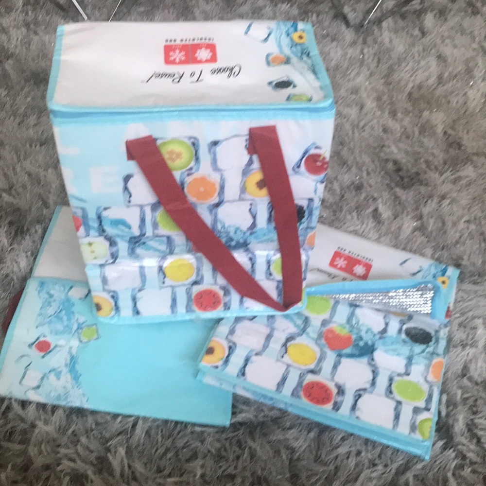 3 packs insulated bags
